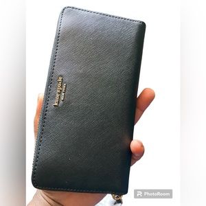 Kate Spade Black Continental Wallet